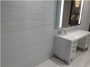 Bianco Dolomite Marble Bathroom Countertop