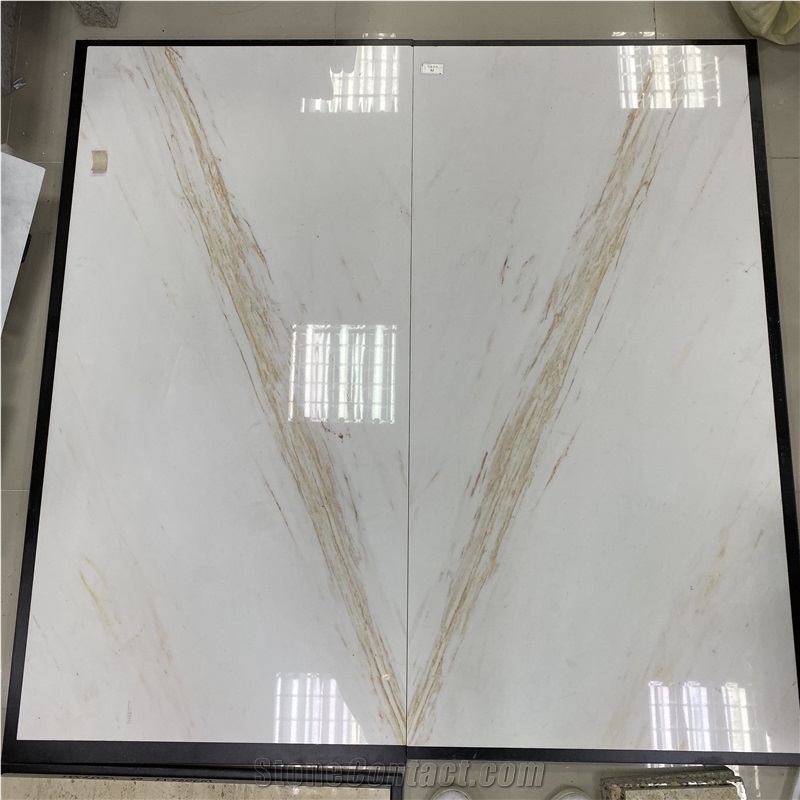 China Calacatta Gold Marble Floor Tile