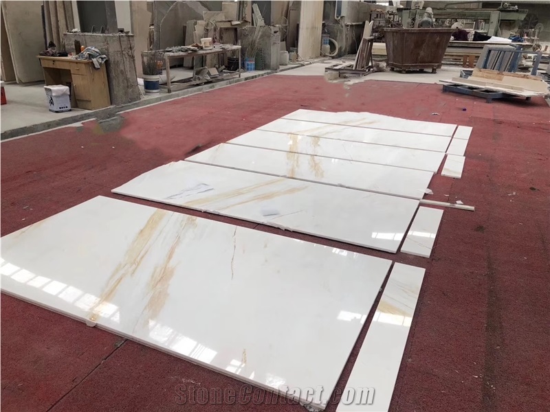 China Calacatta Gold Marble Floor Tile