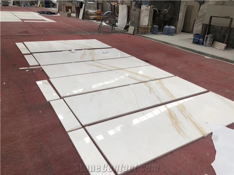 China Calacatta Gold Marble Floor Tile