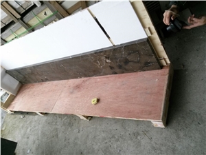 China Dark Emperador Marble Step