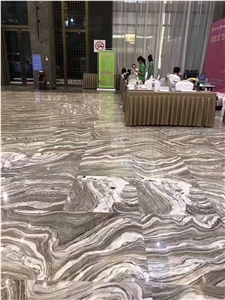 Fusion Grey Marble Tile Application