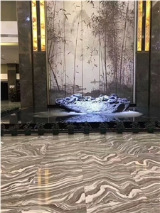 Fusion Grey Marble Tile Application