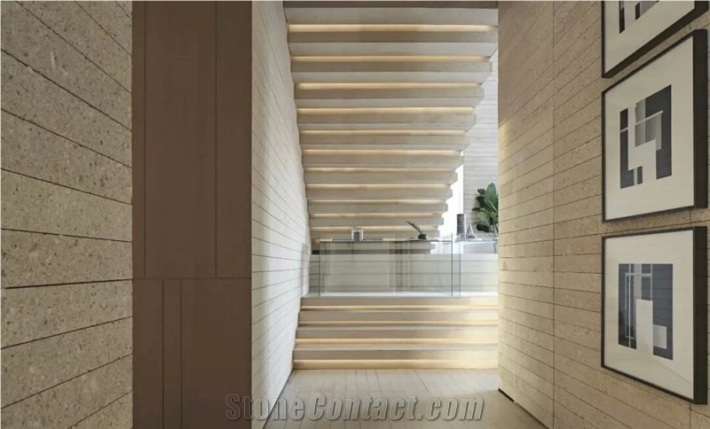 Gold Mocca Limestone Application 2