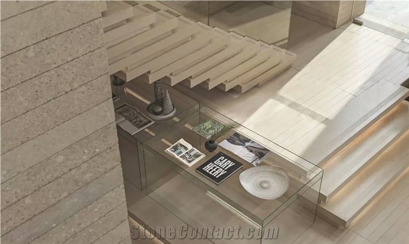 Gold Mocca Limestone Application 2