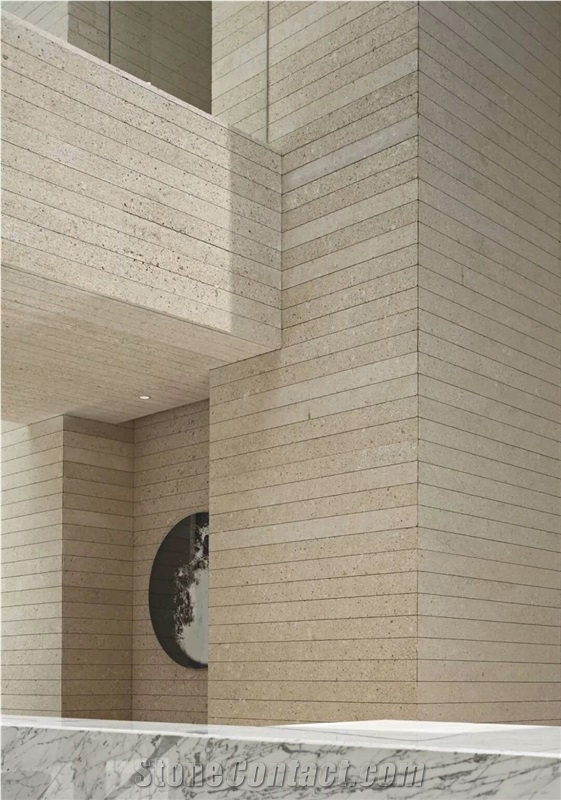 Gold Mocca Limestone Application 3