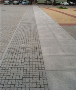 Grey Granite Paver Cubes Cobbles Paving Stone