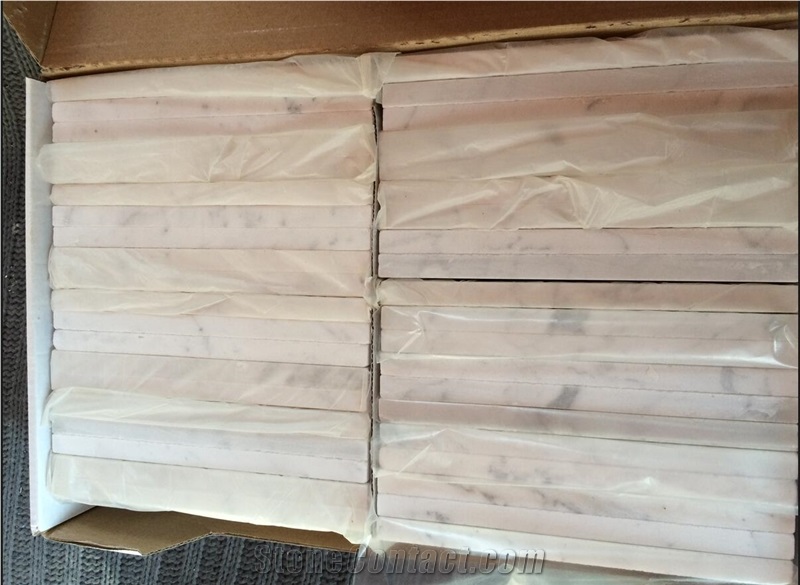 Italy Calacatta Carrara Marble Tile 3X6