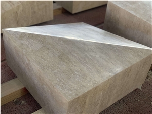 Light Beige Travertine French Pattern Wall Tile Floor Tile