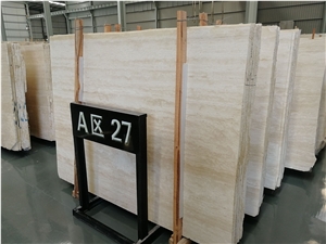 Light Beige Travertine French Pattern Wall Tile Floor Tile