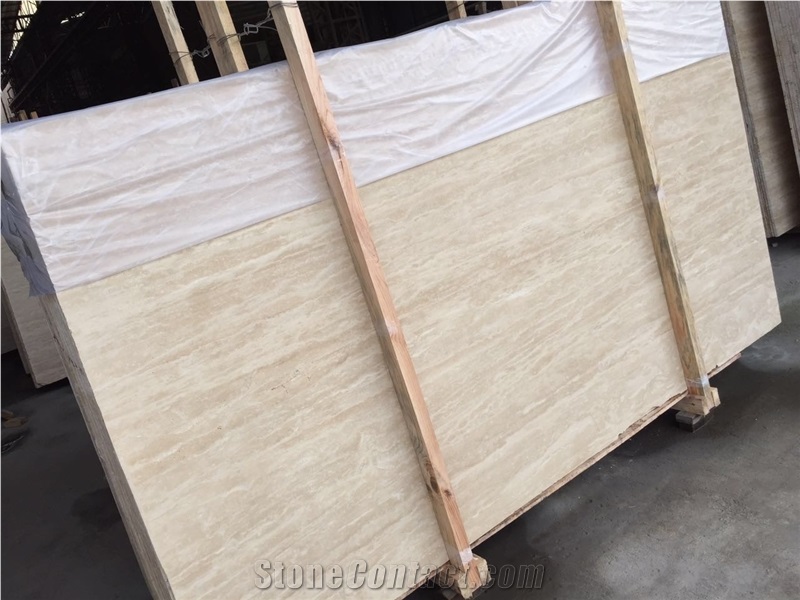 Light Beige Travertine French Pattern Wall Tile Floor Tile