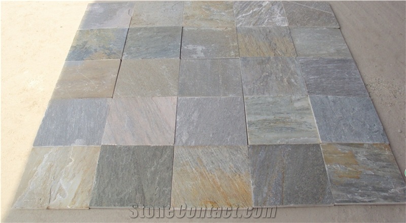 Multi Color Quartzite French Pattern