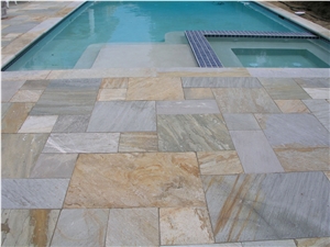 Multi Color Quartzite French Pattern
