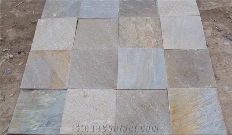 Multi Color Quartzite French Pattern