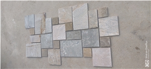 Multi Color Quartzite French Pattern