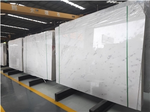 Ocean White Quartzite Slab