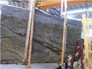 Rain Forest Green Granite Slab Granite Tile