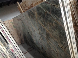 Rain Forest Green Granite Slab Granite Tile