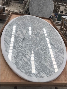 Rosso Levanto Marble Table Top Prefab Countertops