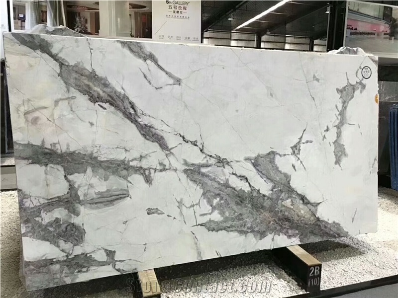 Snow White Marble Application Modern Bathroom Design
