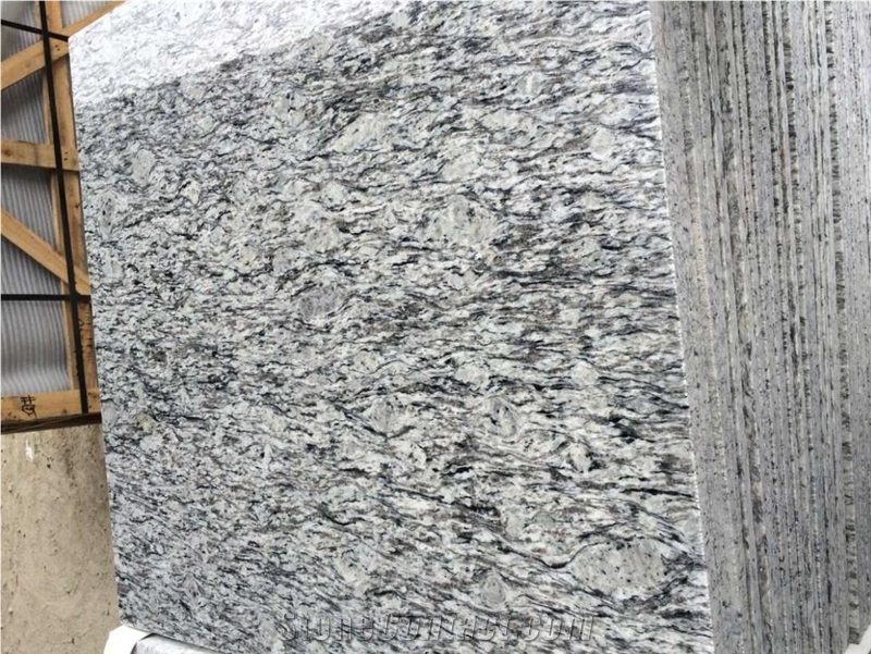 Spray White Granite