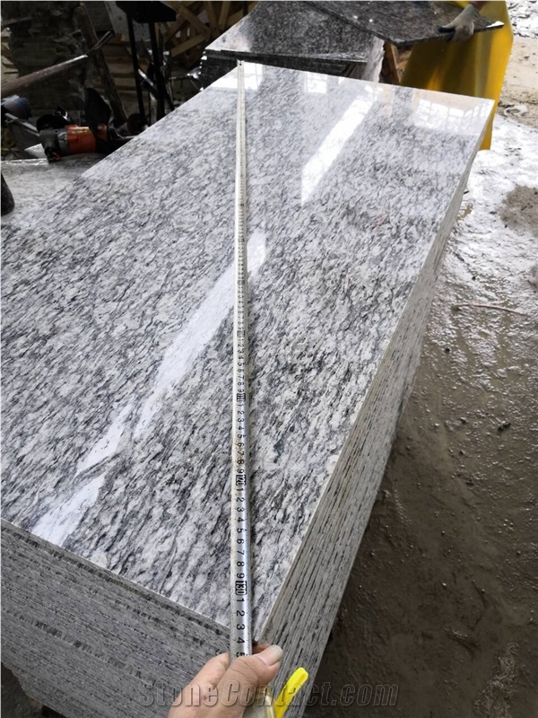 Spray White Granite