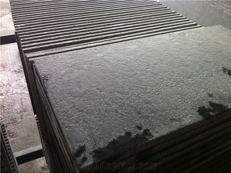 Steel Grey Granite Leather Finish