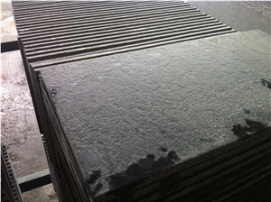 Steel Grey Granite Leather Finish