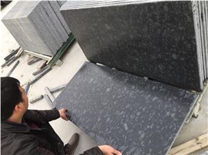 Steel Grey Granite Leather Finish