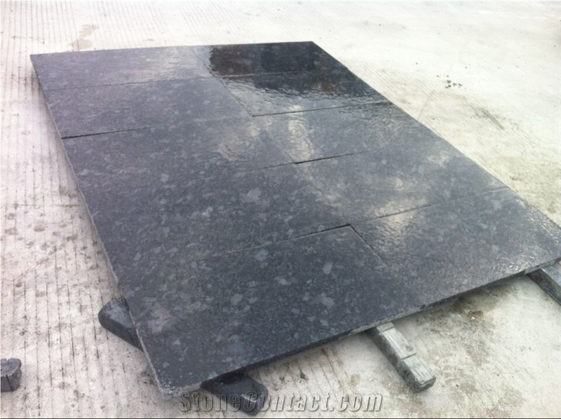 Steel Grey Granite Leather Finish