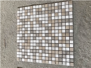 Travertine Square Mosaic 6Mm Thickness Mosaic Tile