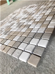 Travertine Square Mosaic 6Mm Thickness Mosaic Tile