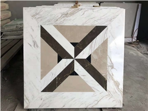 Waterjet Marble Floor Pattern