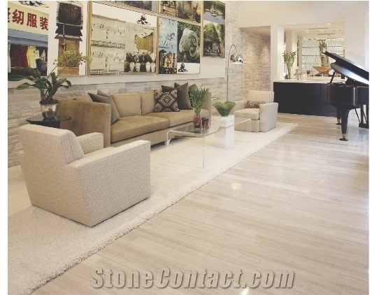 White Serpeggiante Marble Application 3