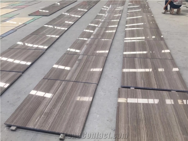 Wood Grain Brown Marble Tile