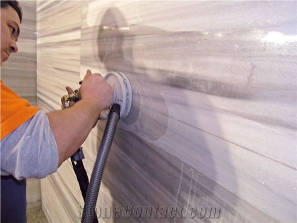 Vertika  Grinding And Polishing Machine For Walls And Vertical Surfaces With Built-In Vacuum System