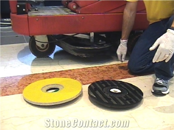Supershine & Spongelux Diamond Floor Polishing Pads