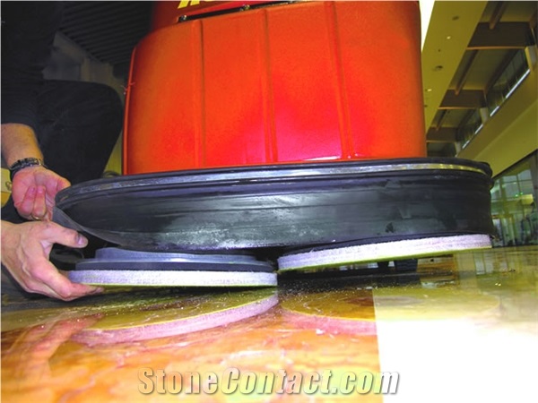 Supershine & Spongelux Diamond Floor Polishing Pads