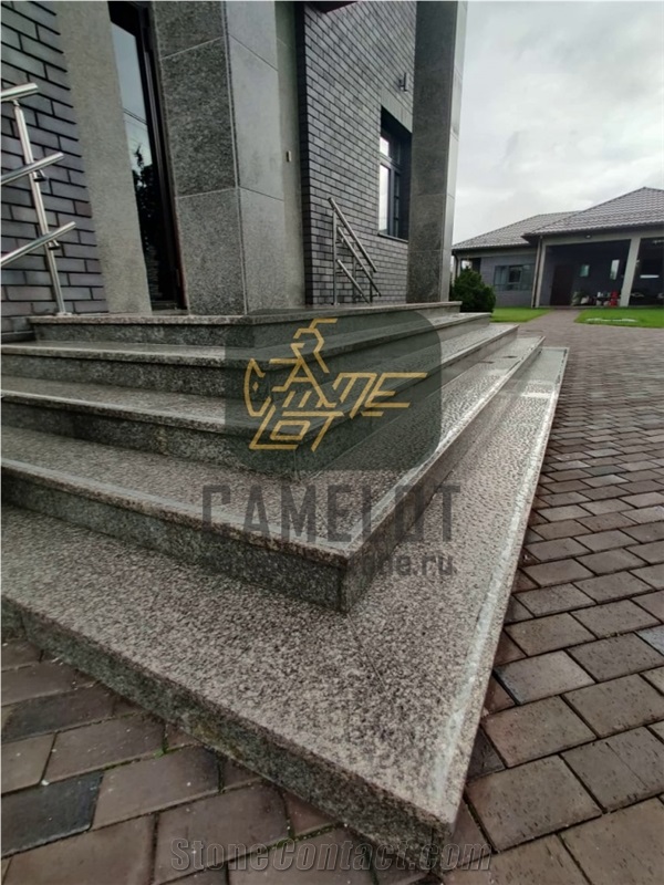 Granite Deck Stair Steps