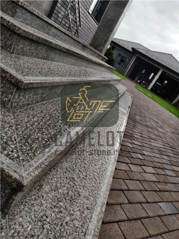 Granite Deck Stair Steps