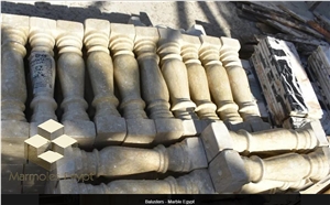 Sinai Pearl Marble Balustrades