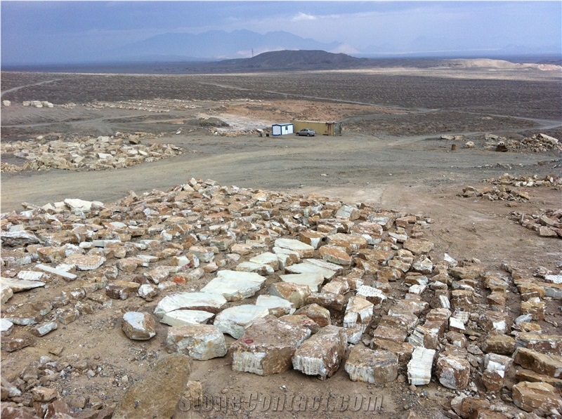 Kerman Green Onyx Quarry