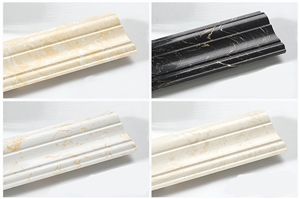 House Decorative Artificial Marble Flooring Border Molding
