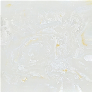 Ice White Artificial Onyx Slab