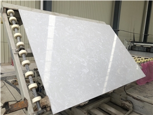 Pure White Artificial Marble Slab