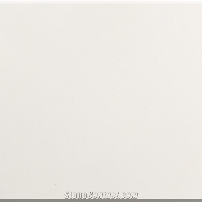 Pure White Artificial Marble Slab