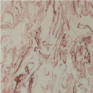 Red Artificial Marble Slab
