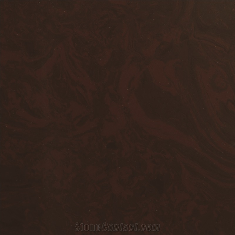 Red Artificial Marble Slab