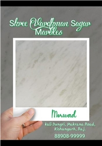 Morwad White Marble Slabs