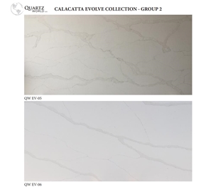 Calacatta Evolve Quartz Collection